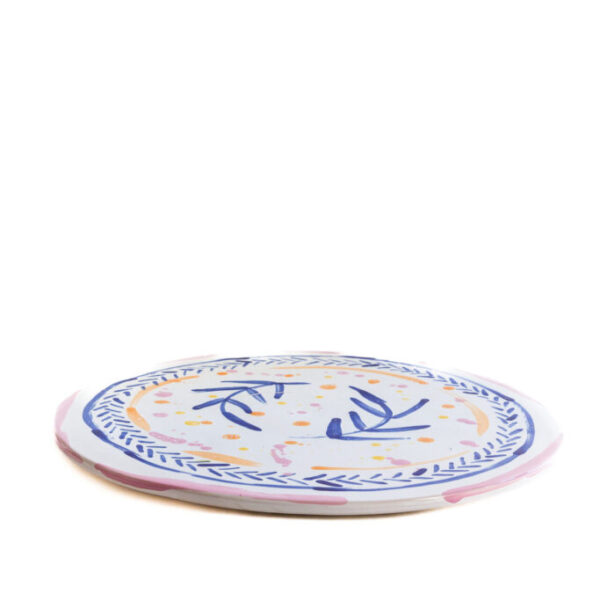 VAL POTTERY Platter Gabriela - Feather